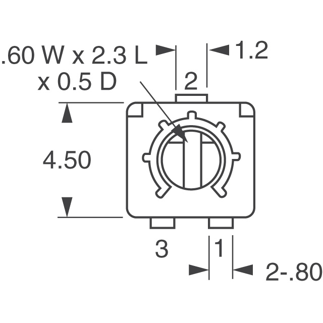 ST4ETB204 Nidec Copal Electronics  Trimmpotentiometer